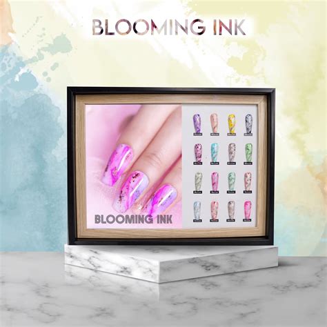 NEONAIL Blooming Watercolor Ink Nail Art Blossom Gel for Spreading Mar ...