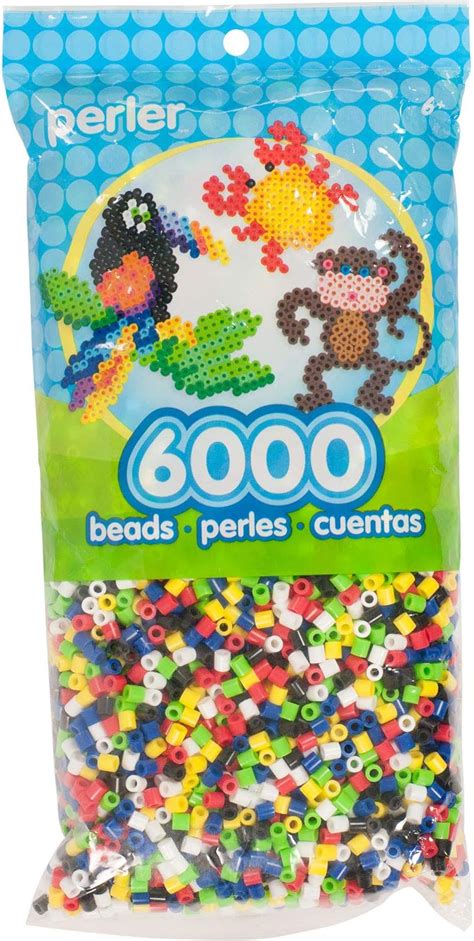 Buy Perler Beads Fuse Beads for Crafts, 6000pcs, Multicolor Superhero ...