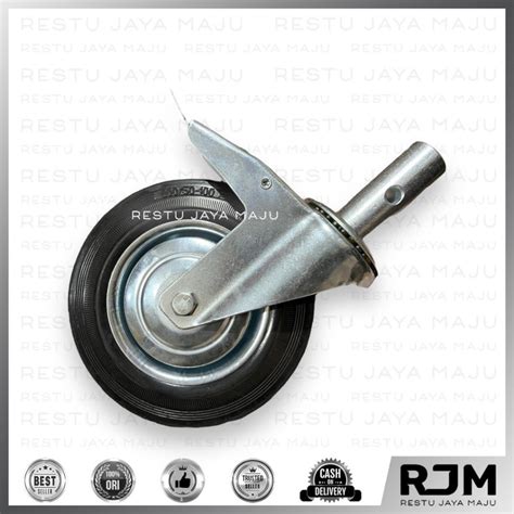 Jual XP TOOL Roda Steger Scaffolding 6 8 " inch inch Perancah Karet rj ...