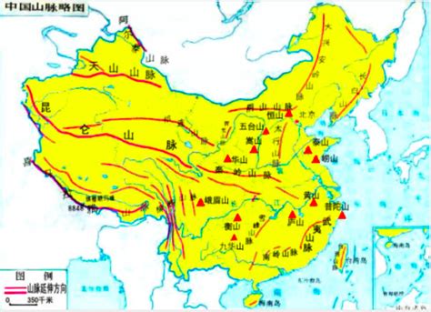 一张地图，详看我国山脉分布|青藏高原|界线|分界线_新浪新闻