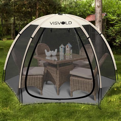 Amazon.com: Thinlute 12' X 12' Screen Tent for Camping Canopy Easy Set ...