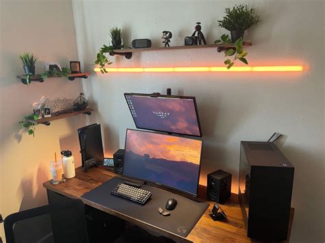 Gaming Computer Desk Setup 的图像结果