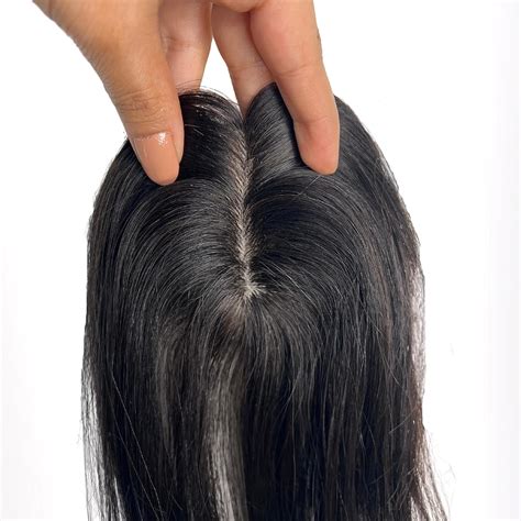 Hair You Go India Mini scalp Topper Clip in Hair Extensions, Real Women ...