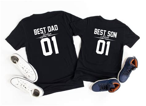 Custom Dad Son Matching Shirts Dad Baby Shirts Dad Son | Etsy