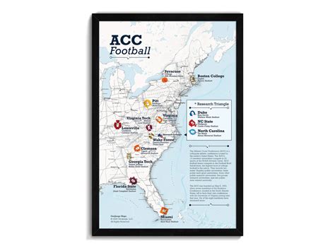 NCAA College Football Realignment Map – GeoJango Maps