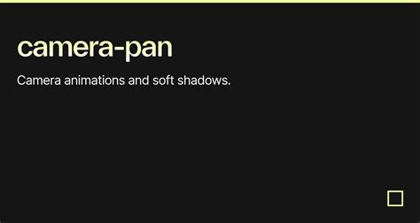 Camera Pan Example 的图像结果