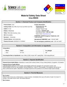 Sodium Chloride MSDS: Safety Data Sheet