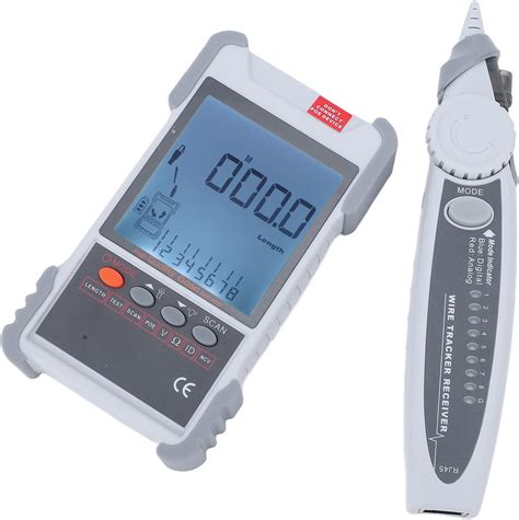 Network Cable Tester, 400m Digital Ethernet Tester Ethernet Cable Tester Cable Tester Coax Cable ...