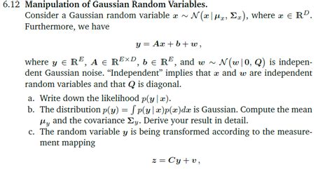 Image result for Conditional Gaussian Random Variables