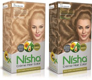Nisha Cream Hair Color Rich Bright Long Lasting Hair Colouring For ...