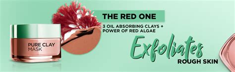 Buy L'Oreal Paris Pure Clay Mask, Exfoliate & Refine Pores, 48ml Online ...