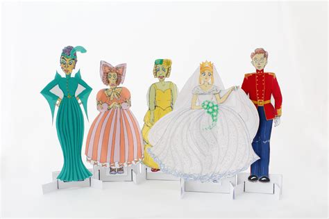 Image result for Cinderella Paper Doll Tutorial
