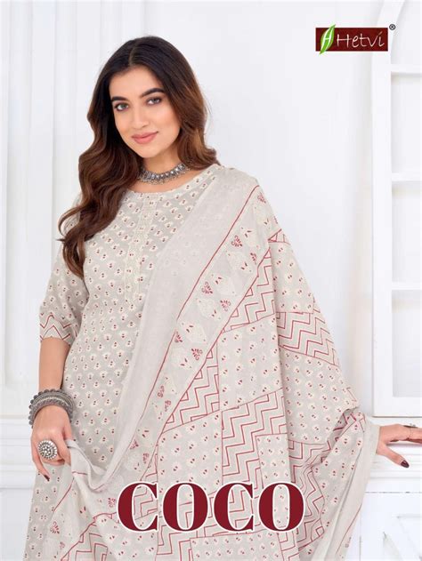 Hetvi Coco Rayon Printed Kurti Bottom With Dupatta