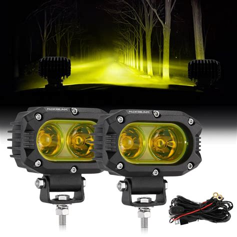 4" LED Pods Lights, LED Pod Fog Light Offroad LED Driving Lights Flood ...