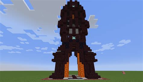 Image result for Nether Tower Tutorial