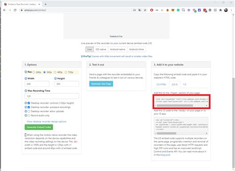 How to add multiple Pipe video recorders to Formsite forms.