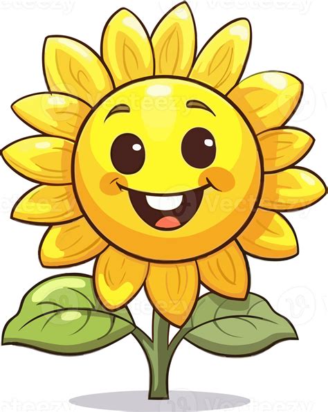 Cartoon Sunflower Illustration 31426281 PNG