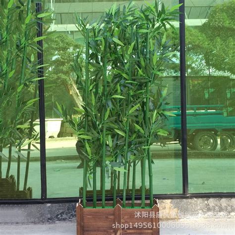 仿真竹子 假竹子屏风隔断装饰竹子 植物人造绿植细大粗毛竹竹林造-阿里巴巴