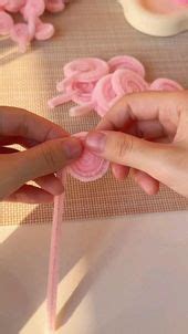 Image result for Fuzzy Wire Keychain Tutorial Flower