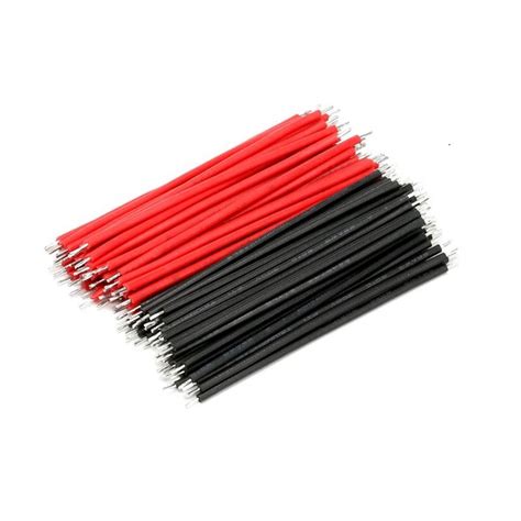 Motherboard, PCB, Breadboard Jumper Cable 150mm 24AWG (Black) - 20 ...