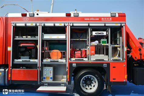 独家| 最常见的消防车，斯堪尼亚底盘的抢险救援消防车实拍-提加商用车网