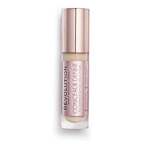 Buy Makeup Revolution Conceal and Define Concealer C6.5, Yellow, 4g ...