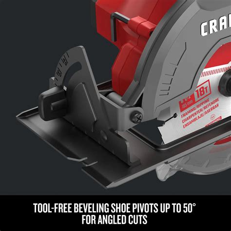 CRAFTSMAN V20* Cordless 6-1/2-Inch Circular Saw Kit with 4.0 Ah Battery ...