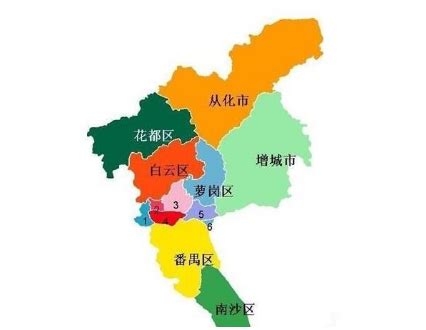 广州市区地图