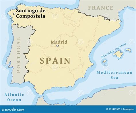 Santiago De Compostela - Pilgrimage Symbol Stock Photography ...