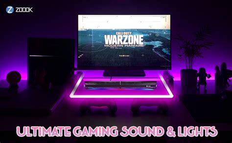 Zoook Solo Gaming Speaker Soundbar Bluetooth-Under Monitor PC Sound Bar ...