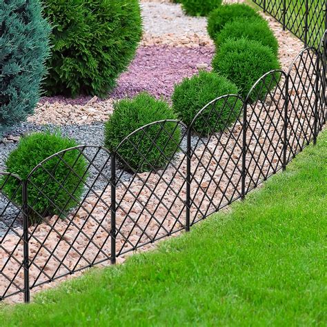 Rainbow Home 10 Pack Decorative Garden Fence, Total 10Ft(L) X 24In(H ...