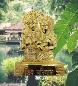 DARIDRA BHANJAN Lord Shiv Parivaar, Shiva Parvati Ganesha Idol,Shankar ...