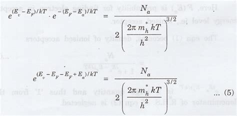 Concentration of Holes in Valence Band of p-type Semiconductors ...