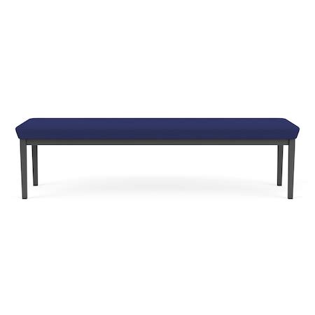 Lesro Lenox Steel 3 Seat Bench Metal Frame, Charcoal, OH Cobalt ...