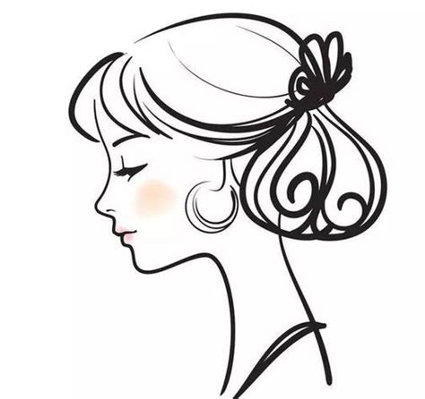 女士简笔画 的图像结果