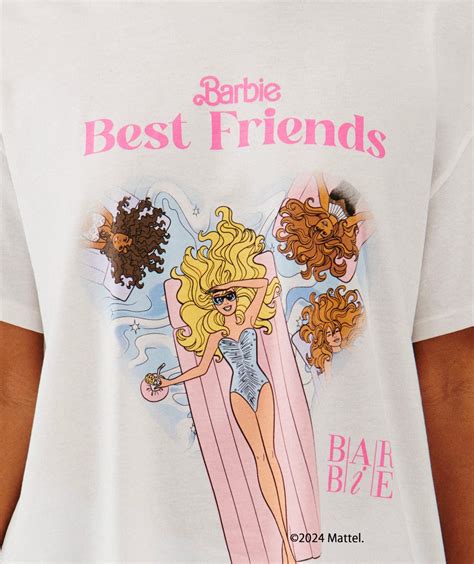 Coffret ensemble de pyjama Barbie - blanc cassé - Undiz