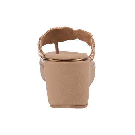 Buy Mochi Women Dark-Beige Party Slip Ons Online | SKU: 35-274-89-36 ...