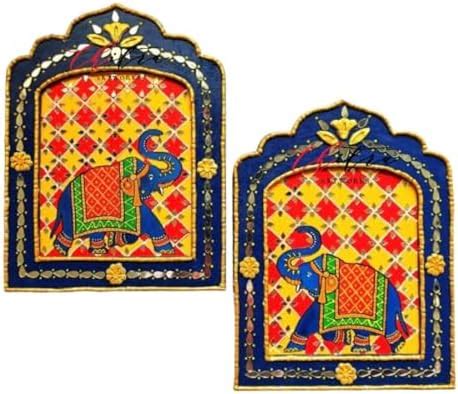 Buy Chitra artworks_Mud & Mirror Work Lippan Art Wall Decor/Hanging ...