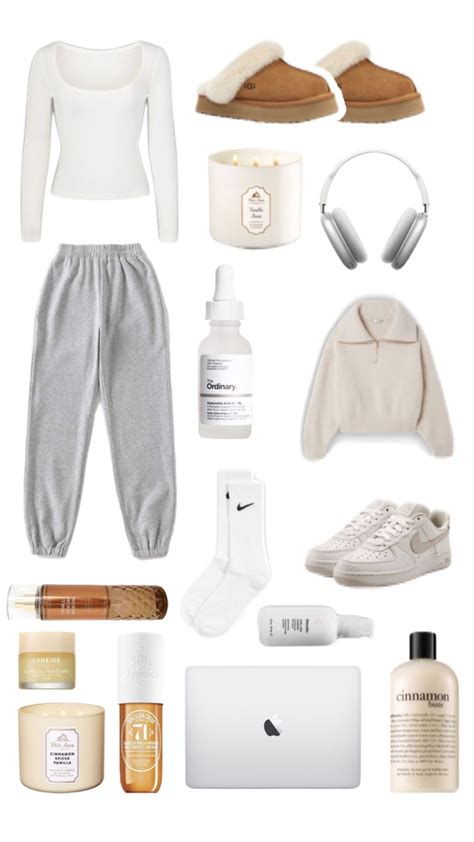 #vanilla #cozy #outfitinspo #beauty #preppy #aesthetic #beige #white # ...