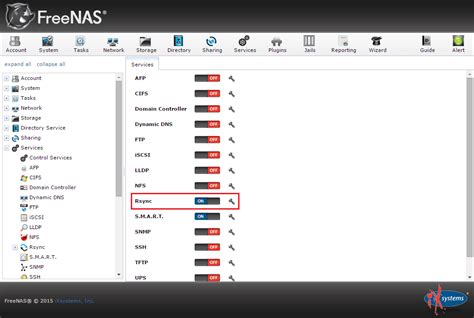 Rsync Storage 的图像结果
