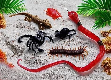 Buy BITONA® Jungle Miniature Insects Toys Figure Playing Set for Kids ...