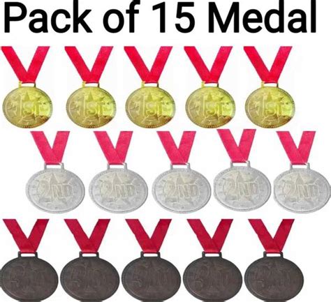 Deep Creations 15pc 1st 2nd 3rd Medal for School Winner, Sports ...