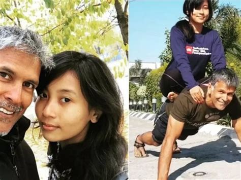 Milind Soman Doing Push-Ups With Girlfriend Ankita On His Back Is ...