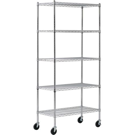 Retail Shelf Sign Holders: Chrome Wire Shelving Units