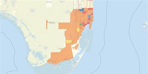 Miami Dade County Basin Map