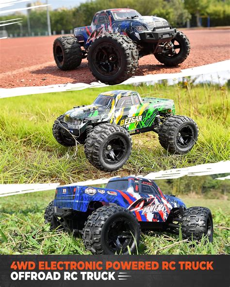 Buy BEZGAR HM161 Hobby Grade 1:16 Scale Remote Control Truck, 4WD High ...