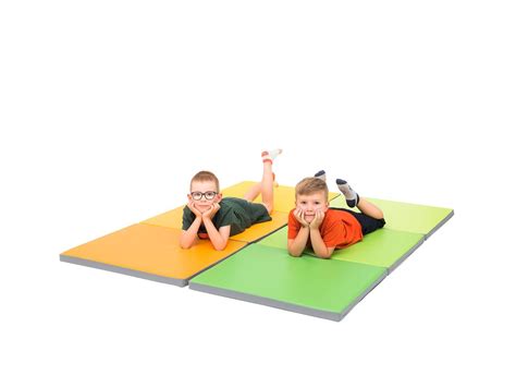 Softplay Opvouwbaar Matras - Groen 180 x 70 x 4 cm - Baaslevert.
