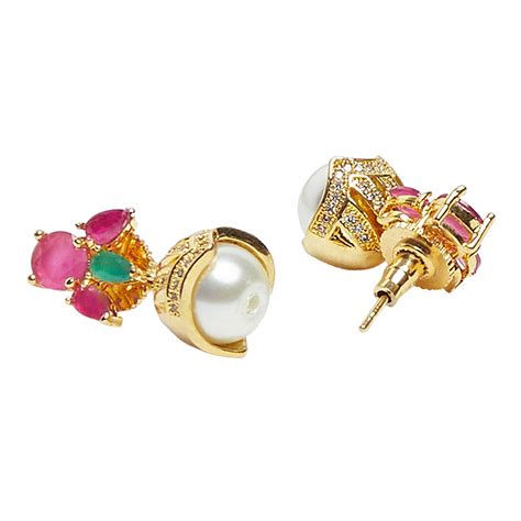 Yellow Gold Plated Earrings – VOYLLA