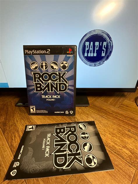 Rock Band Track Pack Volume 1 | Box and Manual only | Playstation 2