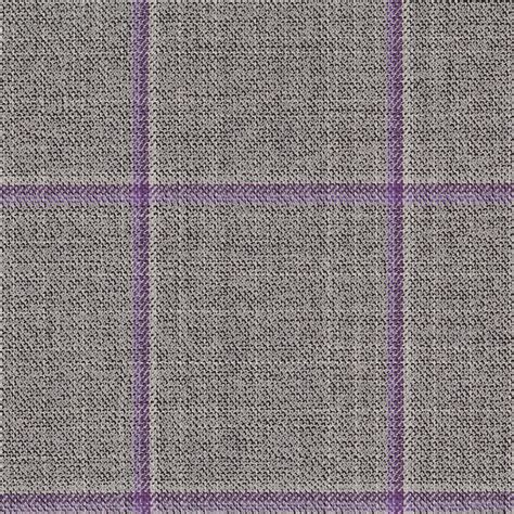 York Crossover Purple on Grey Texture Windowpane Trousers | Alton Lane